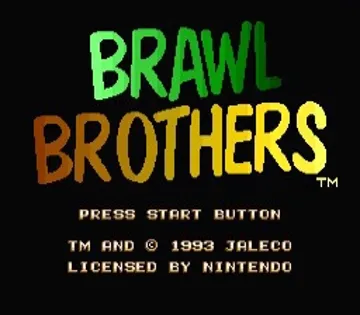 Brawl Brothers (USA) screen shot title